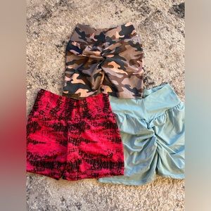 Scrunchy Booty Shorts // No brand // Fits like an XXS // $8 each
